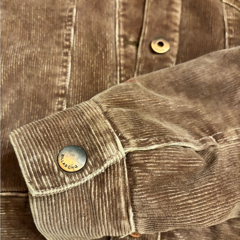 Billabong Women's Brown Corduroy Jacket